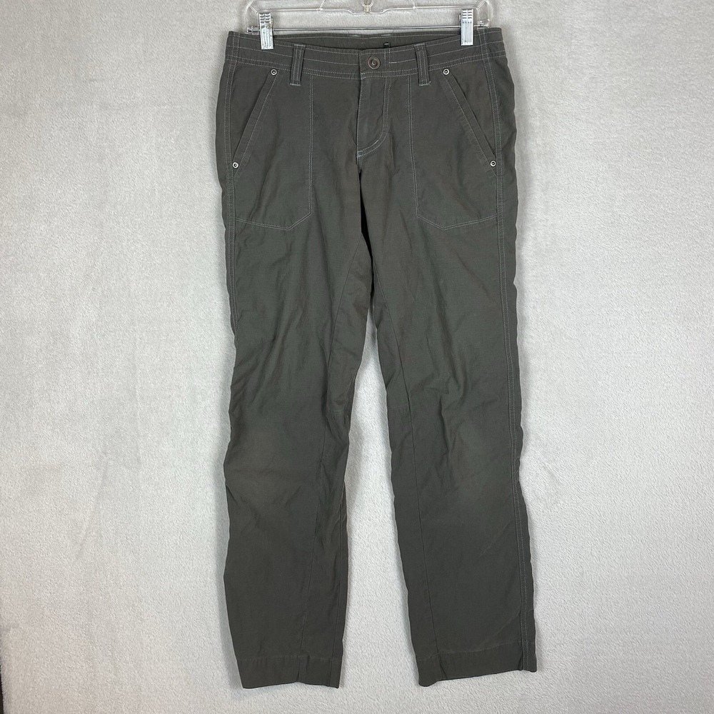 Kuhl Kendra Hiking Pants Womens 4 Brown Outdoor Trail Pants Pockets Camp Camping
